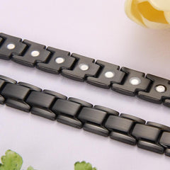 Men's Titanium Steel Magnetic Bracelet Adjustable Length