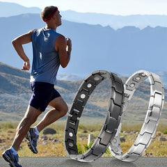 Men's Titanium Steel Magnetic Bracelet Adjustable Length