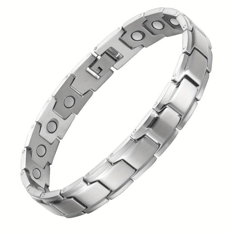 Men's Titanium Steel Magnetic Bracelet Adjustable Length