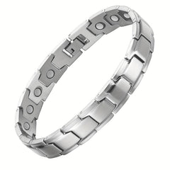 Men's Titanium Steel Magnetic Bracelet Adjustable Length