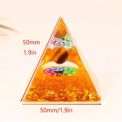 Healing Organ Pyramid Meditation Stone Orgone Pyramid Crystals