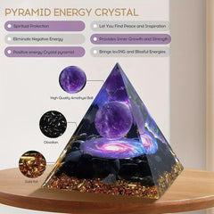 Healing Organ Pyramid Meditation Stone Orgone Pyramid Crystals