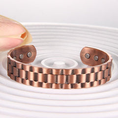Men's Copper Magnetic Bracelet Adjustable Cuff Bangle Christmas Gift