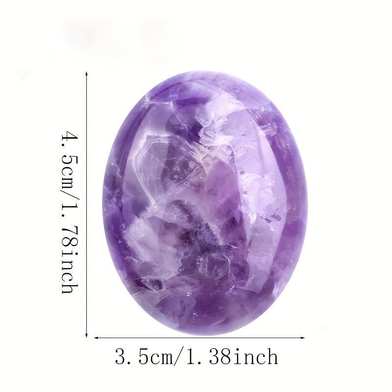 Natural Stone Massage Energy Stone Oval Yoga SPA Hand Polishing
