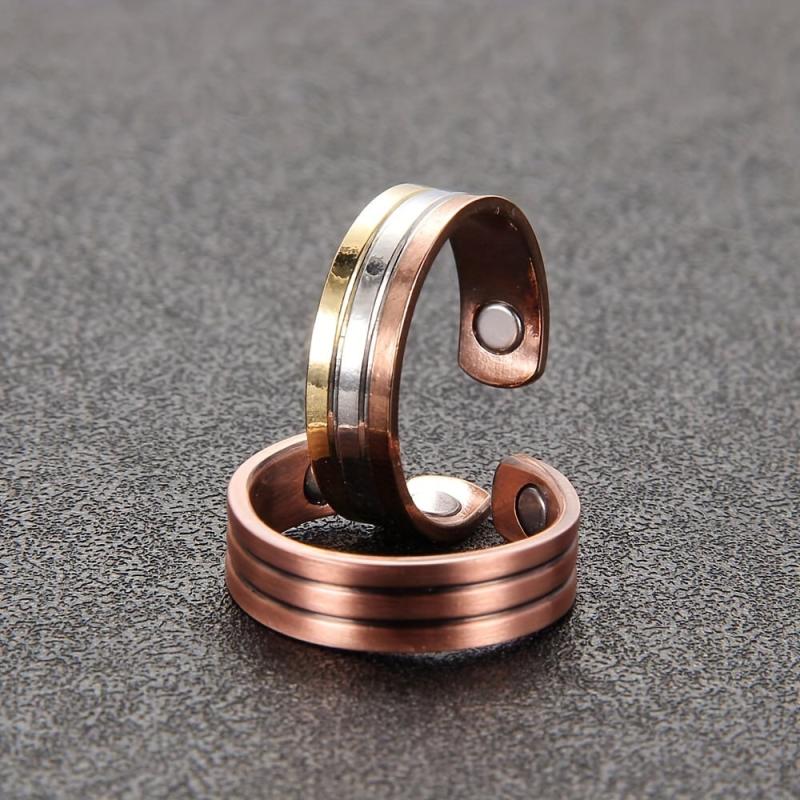 Pure Copper Magnetic Ring For Women Copper Ring Ladies Fingers Thumb