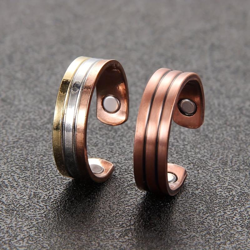 Pure Copper Magnetic Ring For Women Copper Ring Ladies Fingers Thumb