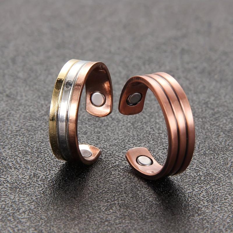Pure Copper Magnetic Ring For Women Copper Ring Ladies Fingers Thumb