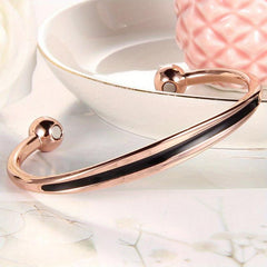 Magnetic Lymph Detox Copper Bracelet for Women 99.99% Copper Cuff Bangle