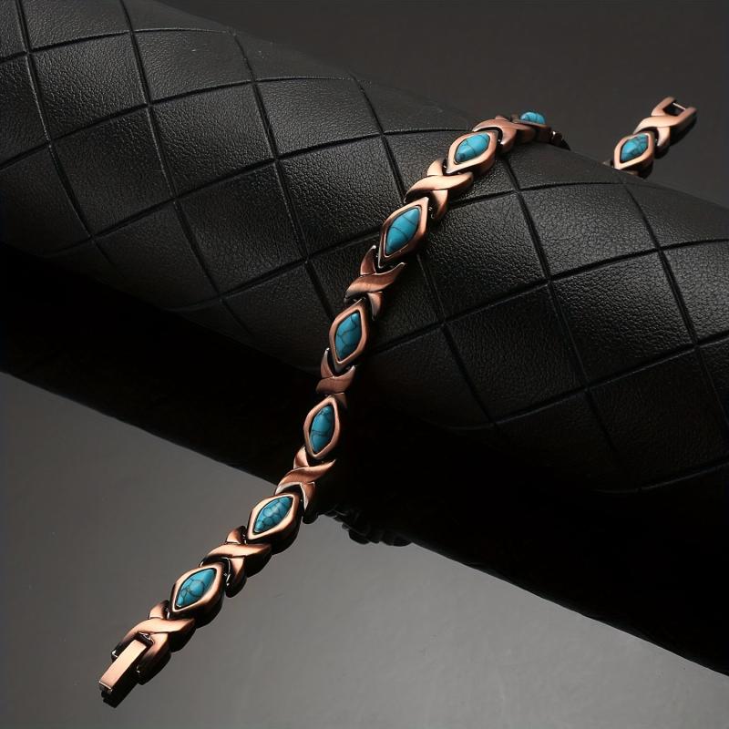 Vintage Copper Bracelet For Women 99.9% Pure Copper With Magnets