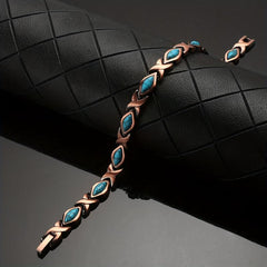 Vintage Copper Bracelet For Women 99.9% Pure Copper With Magnets