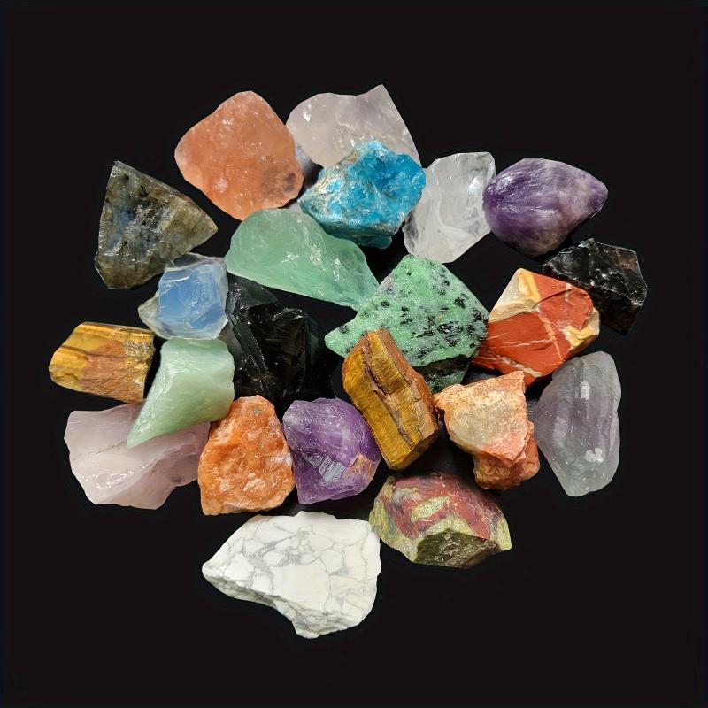 2oz 4oz Mixed Natural Raw Rough Stones Rocks And Minerals For Tumbling Polishing