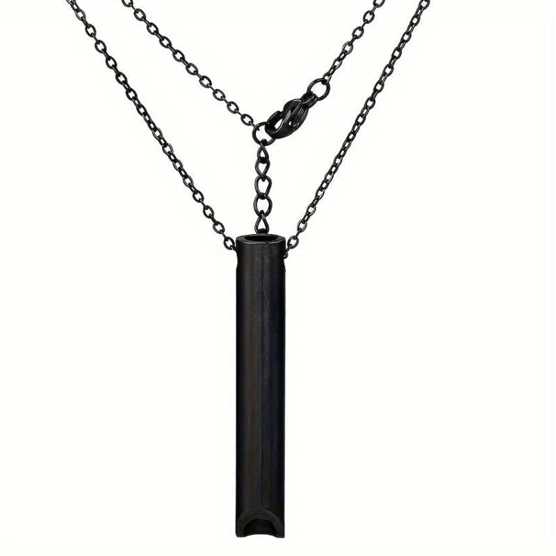 Breathing Necklace: Calming Meditation Device & Gift for Men & Women