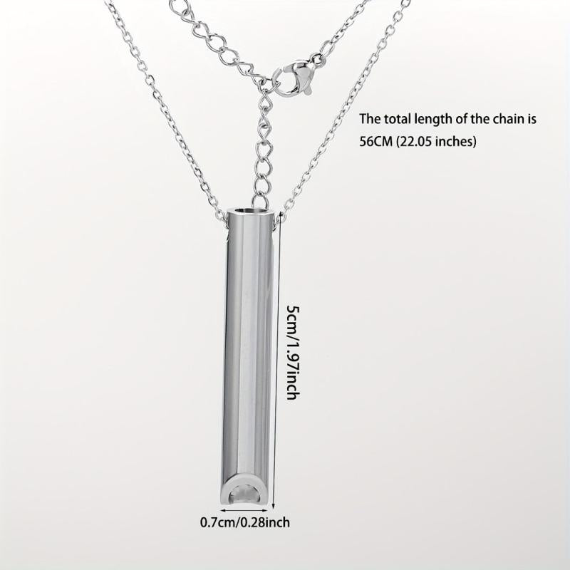 Breathing Necklace: Calming Meditation Device & Gift for Men & Women
