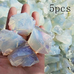 5pcs Raw Opal Crystals Rough Opal Third Eye Chakra Crystals