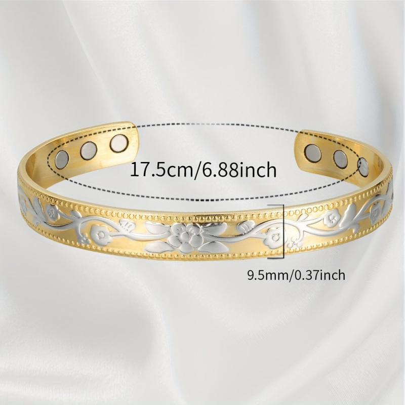 Solid Copper Magnetic Bracelet - Adjustable Size