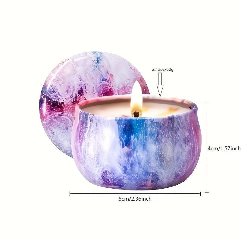 Dried Flower Scented Candles for Aromatherapy Sleep Aid