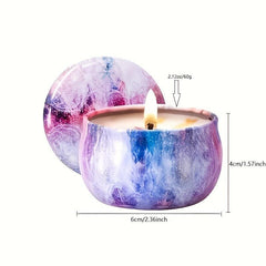 Dried Flower Scented Candles for Aromatherapy Sleep Aid