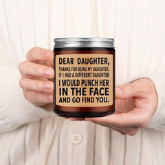 Scented Candles aromatherapy Glass Jar Candles Funny Mom Candles Daughter