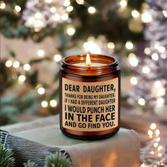 Scented Candles aromatherapy Glass Jar Candles Funny Mom Candles Daughter