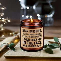 Scented Candles aromatherapy Glass Jar Candles Funny Mom Candles Daughter