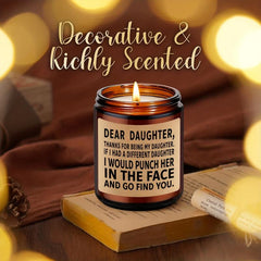 Scented Candles aromatherapy Glass Jar Candles Funny Mom Candles Daughter