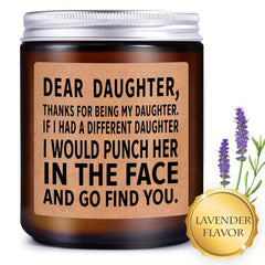 Scented Candles aromatherapy Glass Jar Candles Funny Mom Candles Daughter