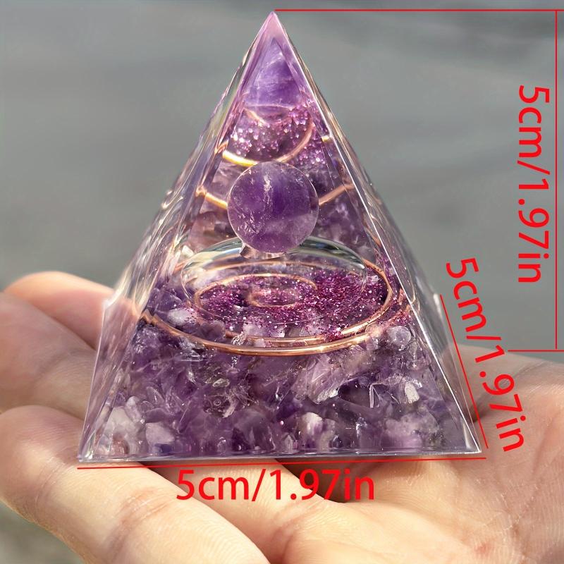 Amethyst Orgone Pyramid Energy Generator