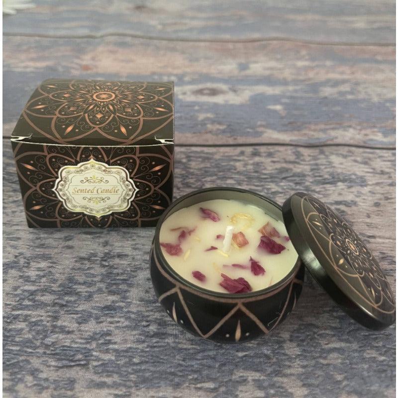 Dried Floral Scented Candle Wedding Gift Birthday Gift Home Decor Aromatherapy