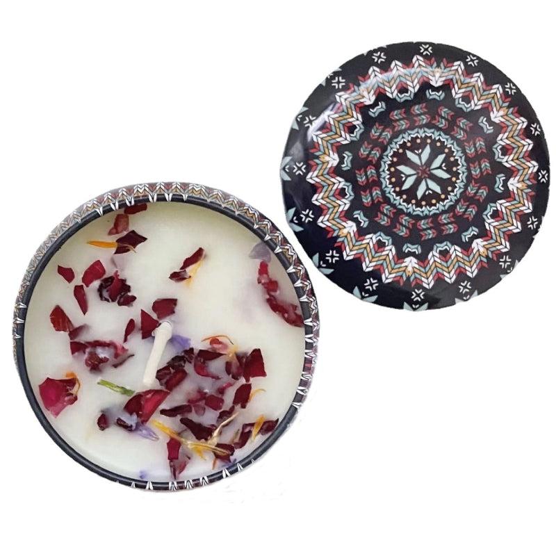 Dried Floral Scented Candle Wedding Gift Birthday Gift Home Decor Aromatherapy