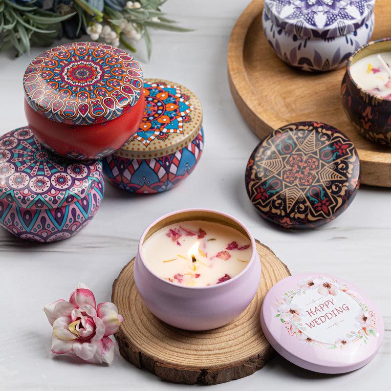 Dried Floral Scented Candle Wedding Gift Birthday Gift Home Decor Aromatherapy