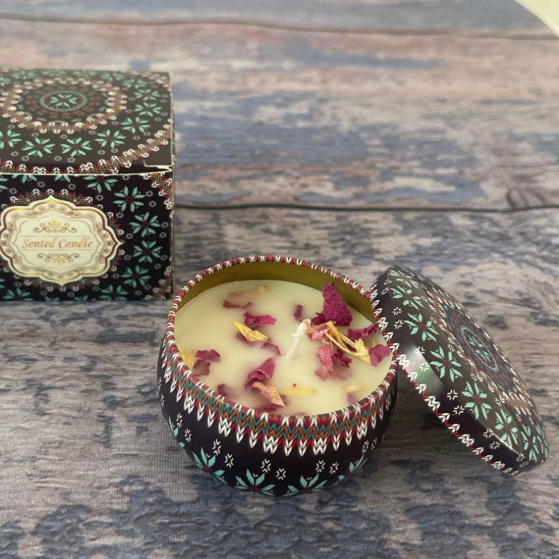 Dried Floral Scented Candle Wedding Gift Birthday Gift Home Decor Aromatherapy