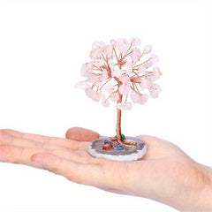 Natural Crystal Tree Enhance Health & Luck Chakra Energy Gift