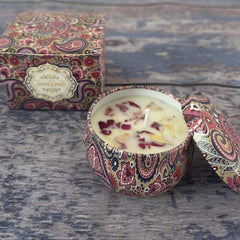 Fragrant Dry Flower Candle in Iron Can Home Decor