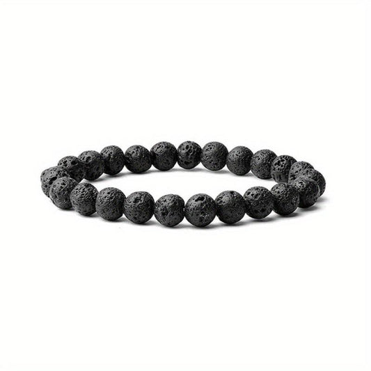 Natural 8MM Crystal Stone Beaded Bracelet