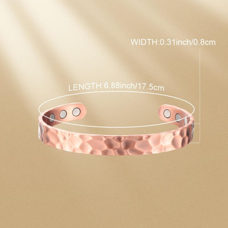 Copper Magnetic Bracelet Men Women Ultra Strength Magnets Gift