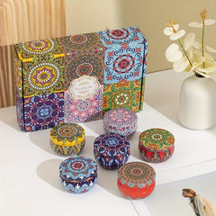 6pcs Scented Candles For Women Gift Set Natural Soy Wax 2.2oz