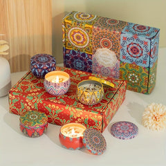 6pcs Scented Candles For Women Gift Set Natural Soy Wax 2.2oz