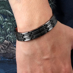 Adjustable Pure Copper Magnetic Bracelet for Men