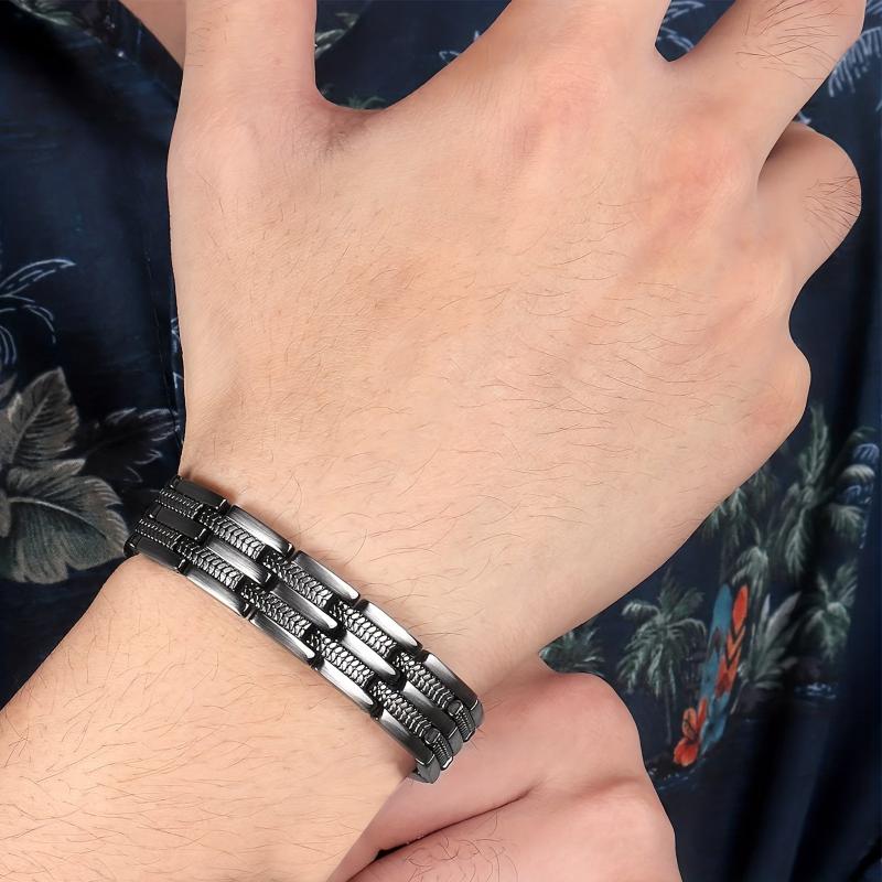 Adjustable Pure Copper Magnetic Bracelet for Men