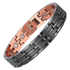 Adjustable Pure Copper Magnetic Bracelet for Men