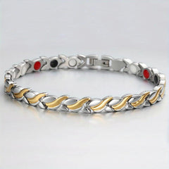 Titanium Steel Magnetic Bracelet for Women with Lymphatic Drainage