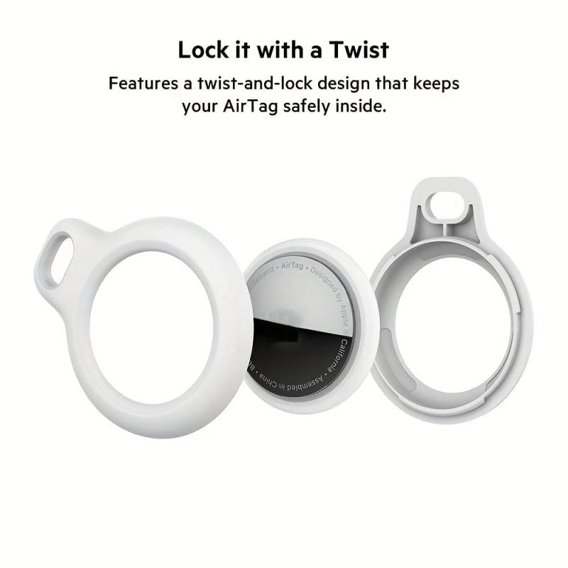 Airtag Keychain Holder and Strap Case