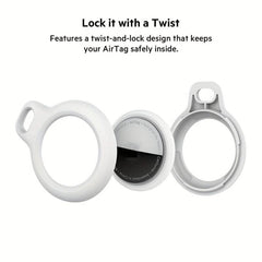 Airtag Keychain Holder and Strap Case