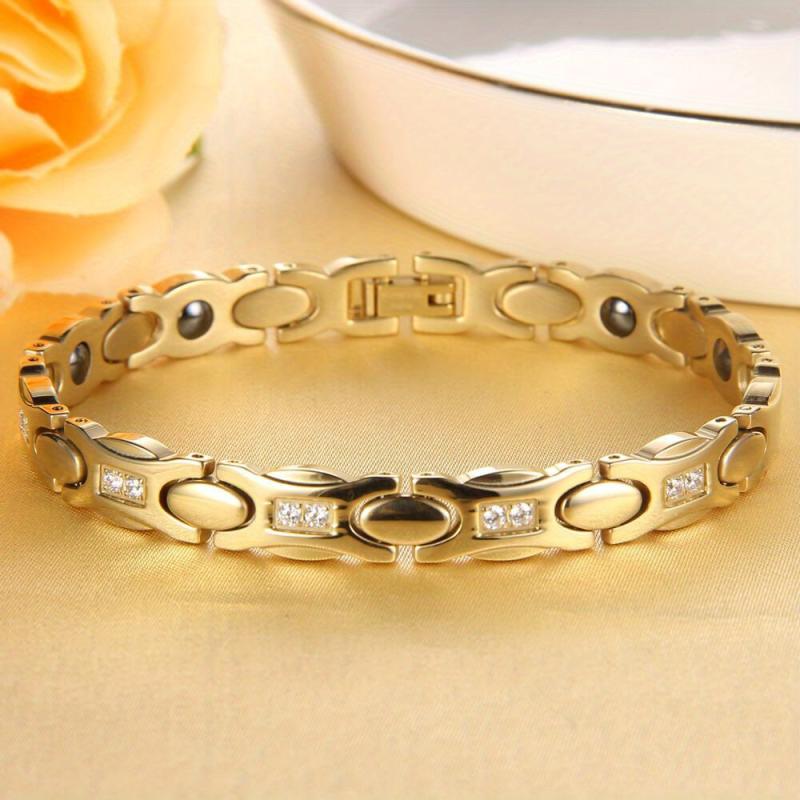 Stylish Titanium Steel Magnetic Bracelet for Women