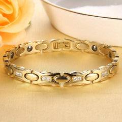 Stylish Titanium Steel Magnetic Bracelet for Women