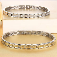 Women's Magnetic Bracelet Titanium Adjustable Length Bracelet