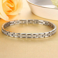 Women's Magnetic Bracelet Titanium Adjustable Length Bracelet