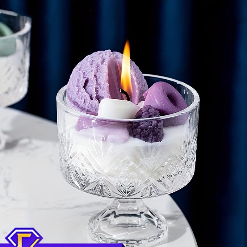 Ice Cream Scented Candle Long Lasting Bedroom Deodorizer Birthday Cake Fragrance