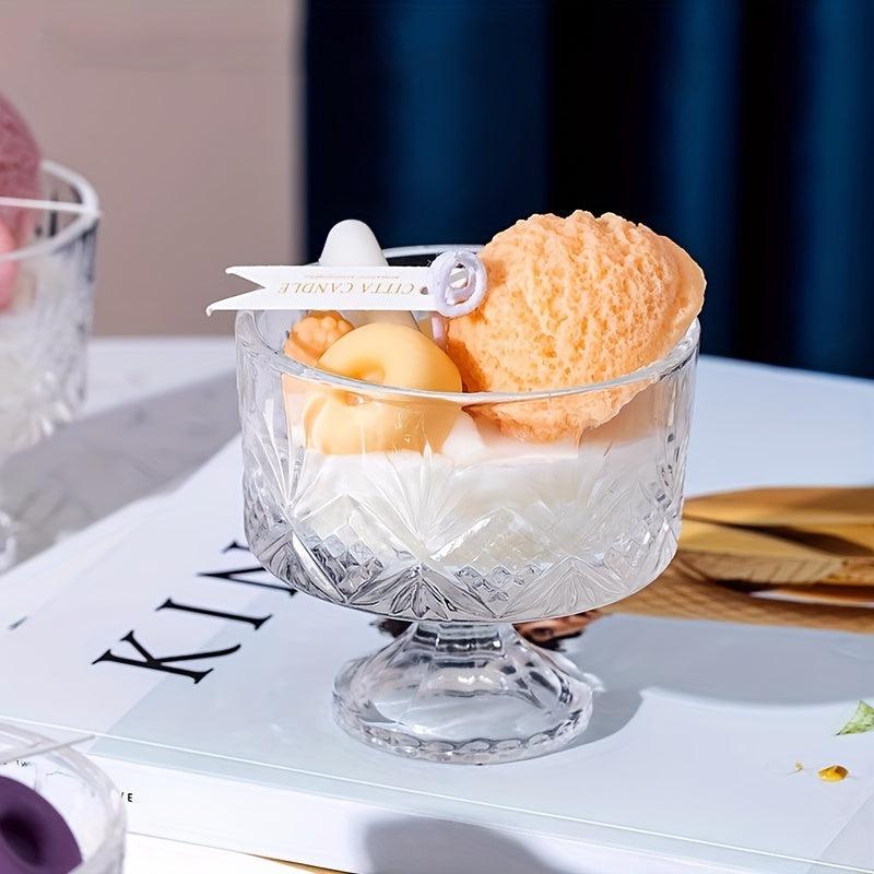Ice Cream Scented Candle Long Lasting Bedroom Deodorizer Birthday Cake Fragrance