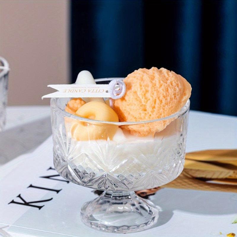 Ice Cream Scented Candle Long Lasting Bedroom Deodorizer Birthday Cake Fragrance